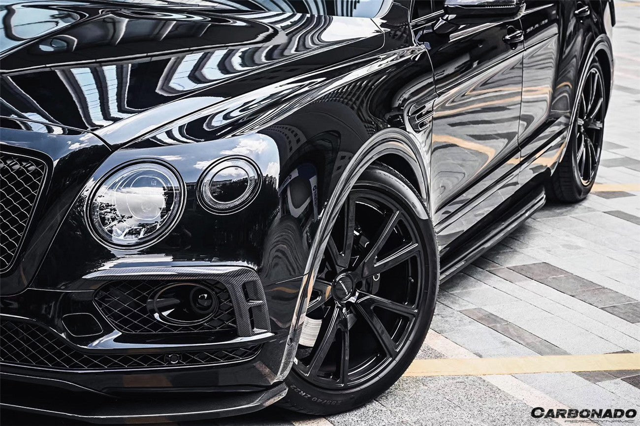 2016 - 2019 Bentley Bentayga OD Style Carbon Fiber Front Lip